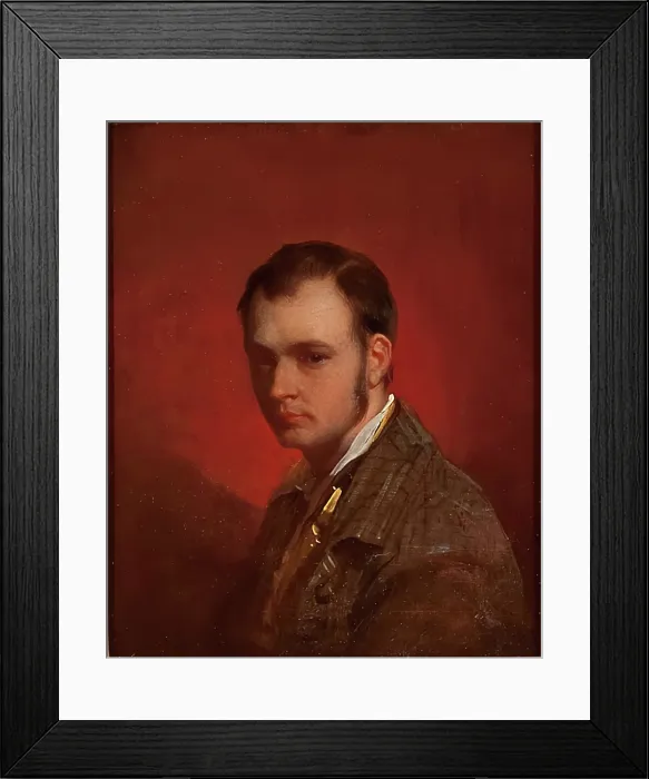 Framed Print : Self Portrait, c1849. Creator: John Phillip Framed Print : Self Portrait, c1849. Creator: John Phillip