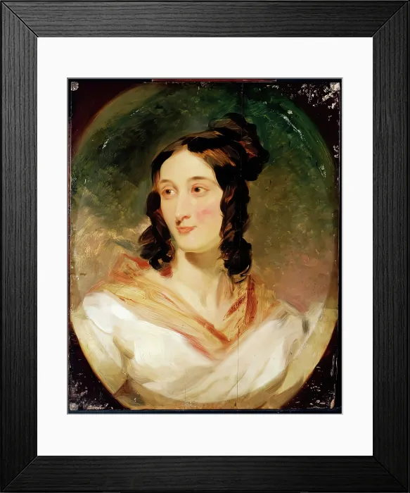 Framed Print : Portrait of a Lady, c1838. Creator: John Phillip Framed Print : Portrait of a Lady, c1838. Creator: John Phillip