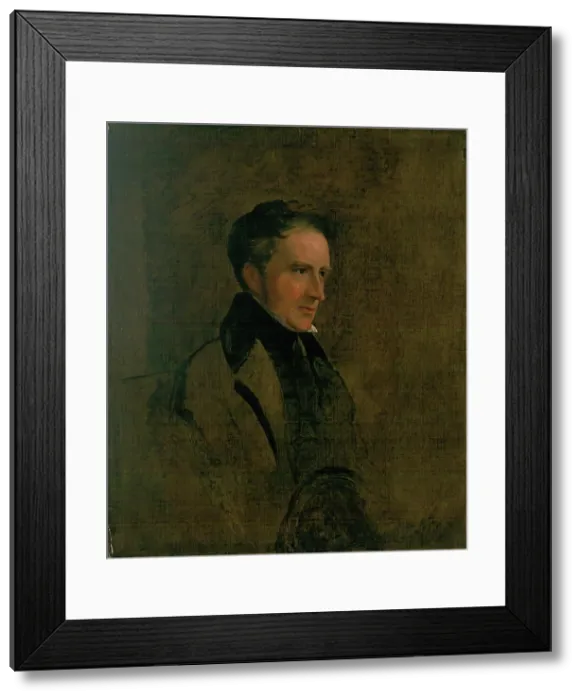 Framed Print : Alex Bannerman, 19th century. Creator: George Hayter Framed Print : Alex Bannerman, 19th century. Creator: George Hayter