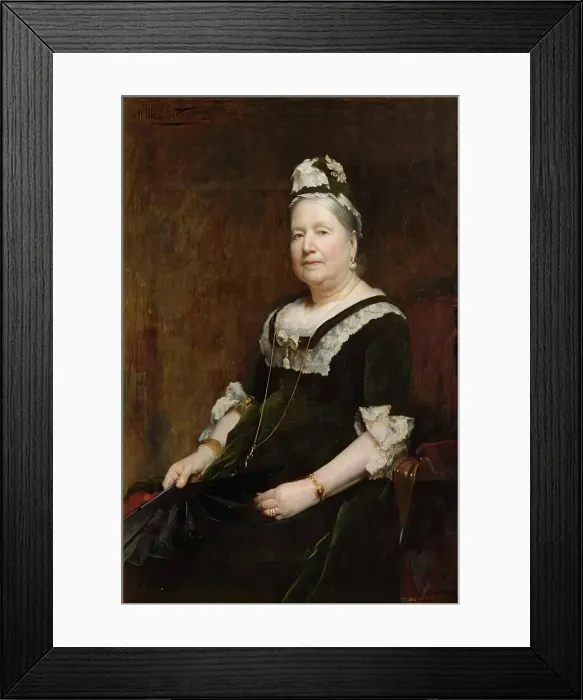 Framed Print : Mrs John Webster, 1888. Creator: William Carter