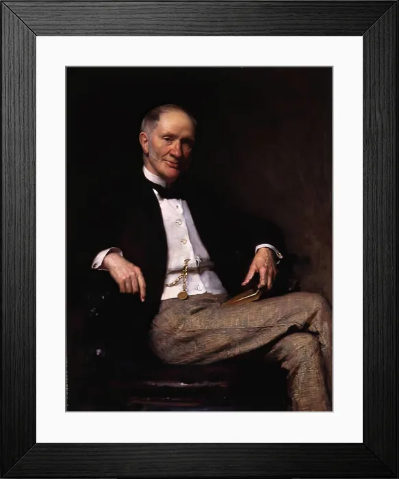 Framed Print : John Webster, 1887. Creator: William Carter Framed Print : John Webster, 1887. Creator: William Carter