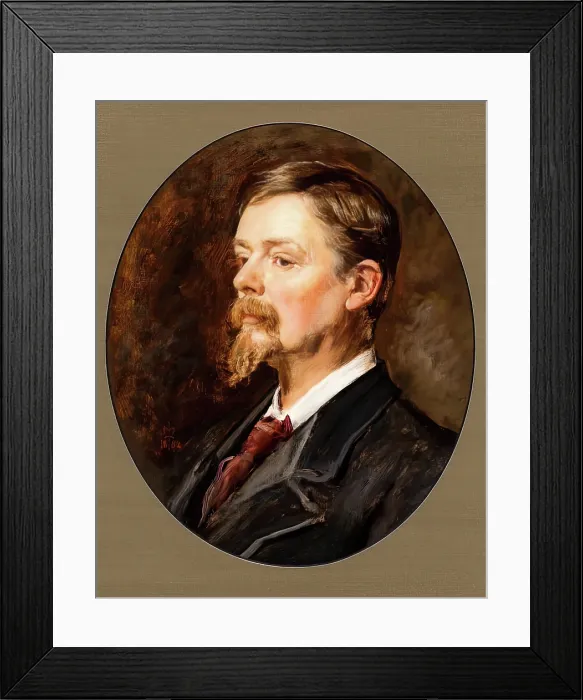 Framed Print : George du Maurier, 1882. Creator: John Everett Millais Framed Print : George du Maurier, 1882. Creator: John Everett Millais