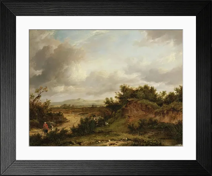 Framed Print : A Rough Road, 1826. Creator: Patrick Nasmyth Framed Print : A Rough Road, 1826. Creator: Patrick Nasmyth