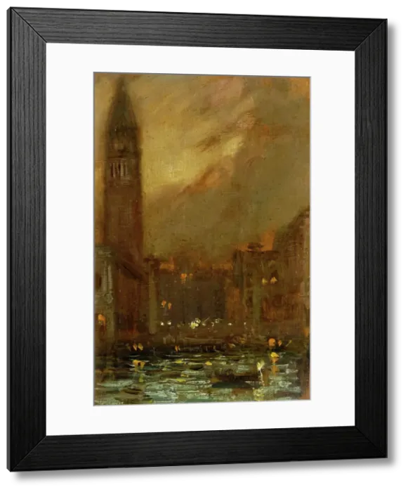Framed Print : Venice, c1900s. Creator: Douglas Strachan Framed Print : Venice, c1900s. Creator: Douglas Strachan