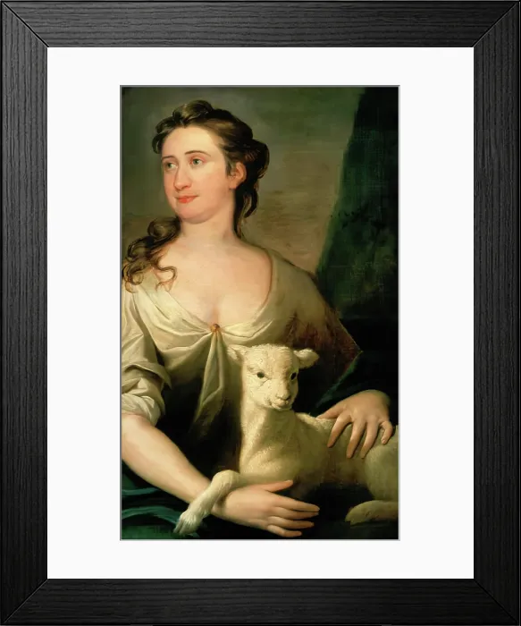 Framed Print : Mrs Jane Hogarth - The Artist's Wife. Creator: William Hogarth. Mrs Jane Hogarth - The Artist's Wife. Creator: William Hogarth Framed Print : Mrs Jane Hogarth - The Artist's Wife. Creator: William Hogarth. Mrs Jane Hogarth - The Artist's Wife. Creator: William Hogarth