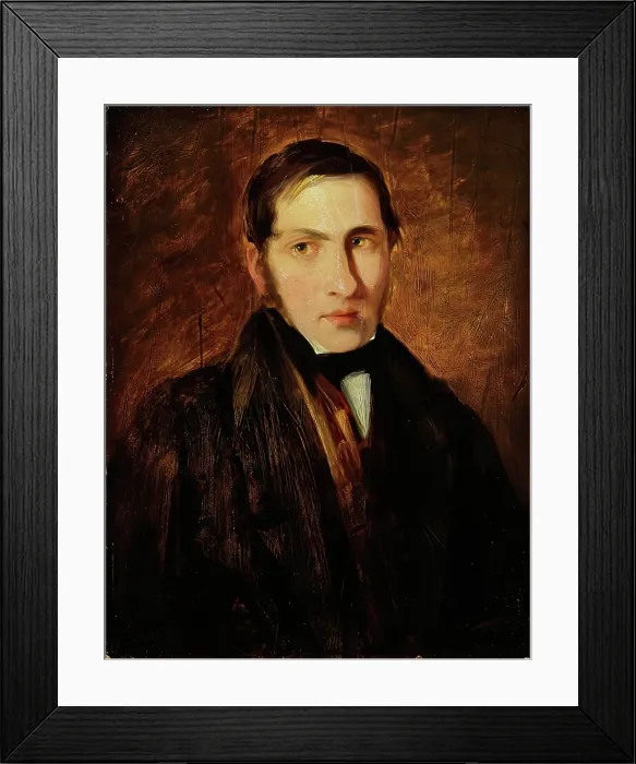 Framed Print : Portrait of George Cran, c1837. Creator: James Cassie Framed Print : Portrait of George Cran, c1837. Creator: James Cassie
