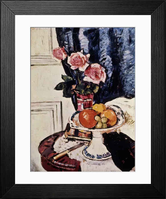 Framed Print : Still Life, c1920s. Creator: George Leslie Hunter Framed Print : Still Life, c1920s. Creator: George Leslie Hunter