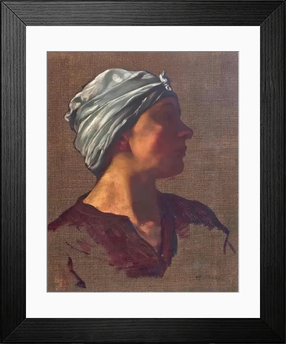 Framed Print : Mrs Strang, 1882. Creator: William Strang