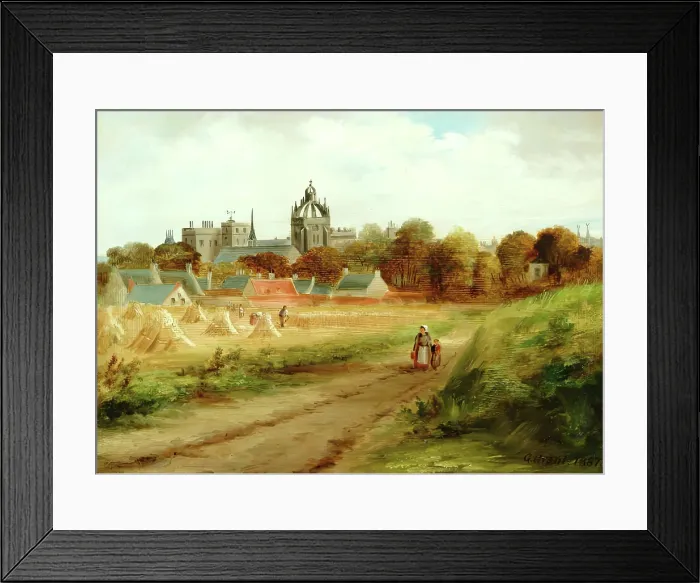 Framed Print : Kings College from the North, 1887. Creator: G Grant Framed Print : Kings College from the North, 1887. Creator: G Grant