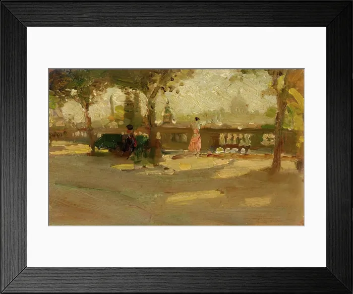 Framed Print : View from Pincia, 1908. Creator: Douglas Strachan