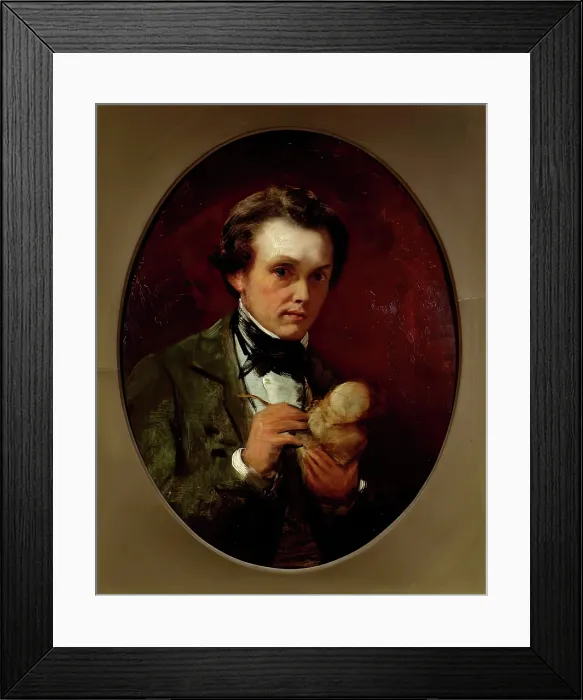 Framed Print : William Brodie RSA, sculptor, 1850-1867. Creator: John Phillip Framed Print : William Brodie RSA, sculptor, 1850-1867. Creator: John Phillip