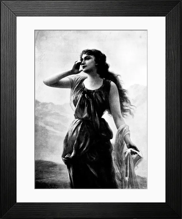 Framed Print : Echo, 1895. Creator: Andre & Sleigh Framed Print : Echo, 1895. Creator: Andre & Sleigh