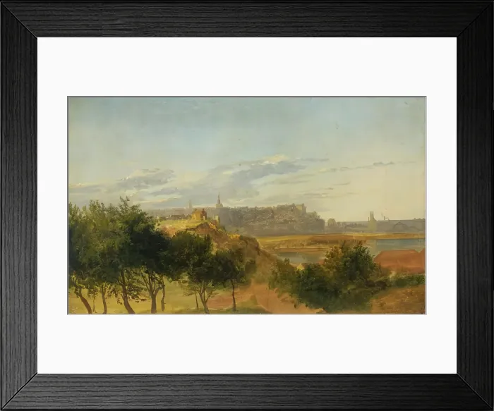 Framed Print : View of Aberdeen from the South, 1850-1870. Creator: James William Giles Framed Print : View of Aberdeen from the South, 1850-1870. Creator: James William Giles