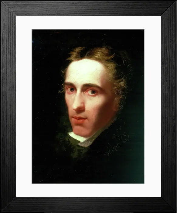 Framed Print : Self Portrait, c1830s. Creator: James William Giles Framed Print : Self Portrait, c1830s. Creator: James William Giles