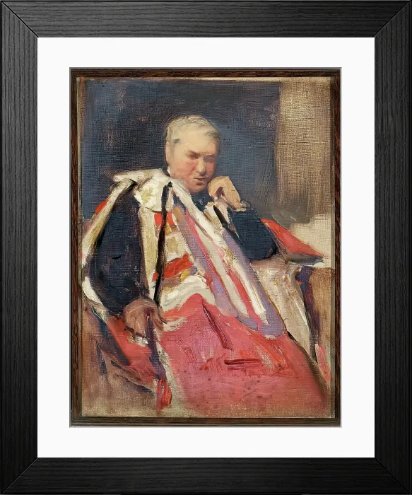 Framed Print : Robert Threshie Reid, 1st Earl Loreburn, (1846-1923), Lord Chancellor, c1907. Creator: George Reid Framed Print : Robert Threshie Reid, 1st Earl Loreburn, (1846-1923), Lord Chancellor, c1907. Creator: George Reid