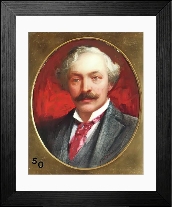 Framed Print : Sir David Murray, RA, 1897. Creator: James Coutts Michie Framed Print : Sir David Murray, RA, 1897. Creator: James Coutts Michie