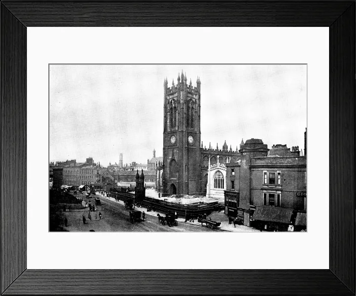 Framed Print : The Cathedrals of Great Britain: Manchester Cathedral, 1895. Creator: Francis Frith & Co Framed Print : The Cathedrals of Great Britain: Manchester Cathedral, 1895. Creator: Francis Frith & Co