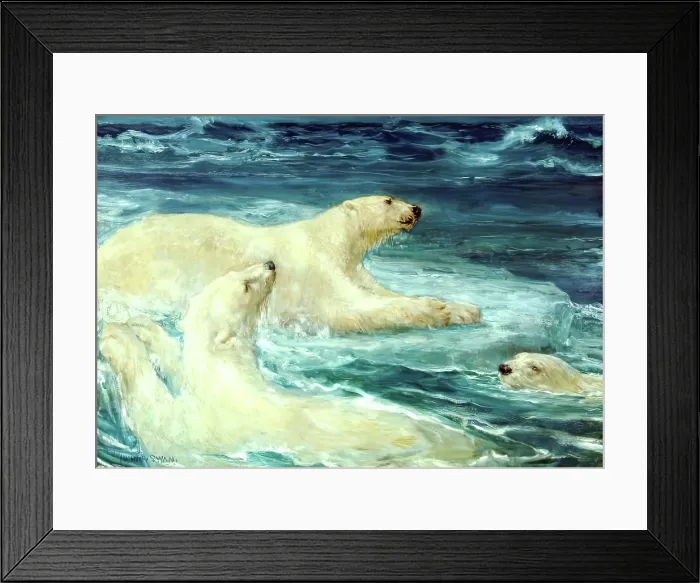 Framed Print : Adrift, c1905. Creator: John MacAllan Swan Framed Print : Adrift, c1905. Creator: John MacAllan Swan