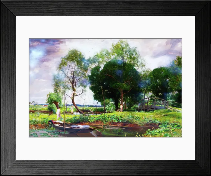 Framed Print : In Summertime, 1897. Creator: David Murray Framed Print : In Summertime, 1897. Creator: David Murray