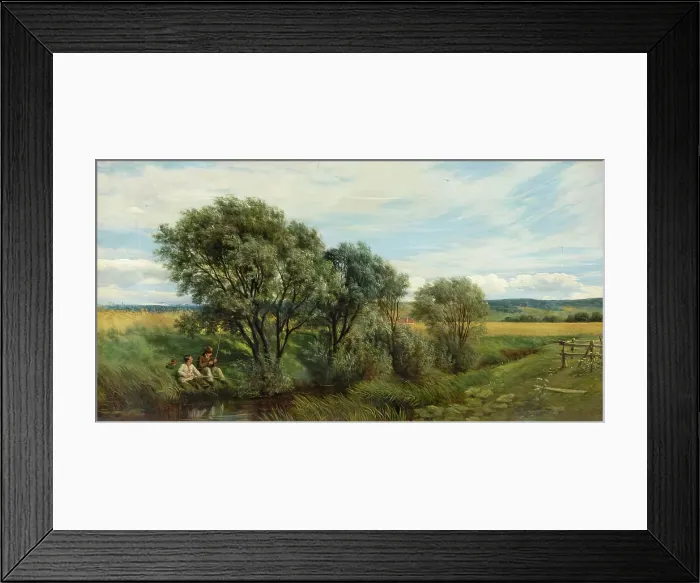 Framed Print : Breezy Day in September, 1865. Creator: George Reid Framed Print : Breezy Day in September, 1865. Creator: George Reid