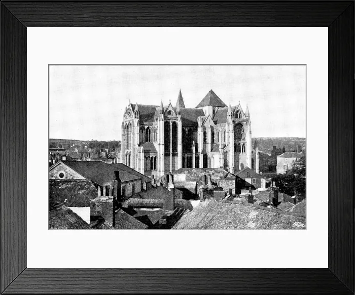 Framed Print : The Cathedrals of Great Britain: Truro Cathedral, 1895. Creator: Francis Frith & Co Framed Print : The Cathedrals of Great Britain: Truro Cathedral, 1895. Creator: Francis Frith & Co