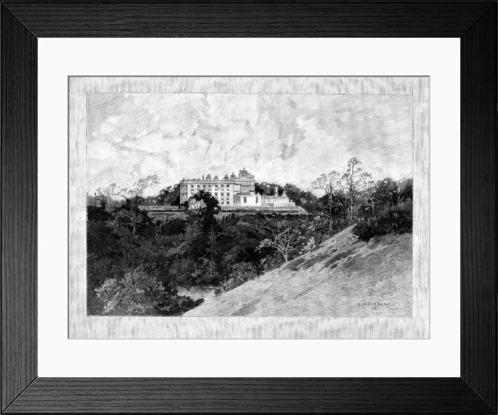 Framed Print : The Homes of Irish Landlords - No. I. Curraghmore, 1895. Creator: Unknown