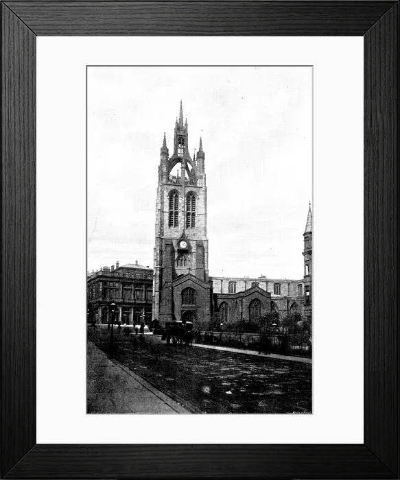 Framed Print : The Cathedrals of Great Britain: St. Nicholas, Cathedral of the Diocese of Newcastle, 1895. Creator: Francis Frith & Co Framed Print : The Cathedrals of Great Britain: St. Nicholas, Cathedral of the Diocese of Newcastle, 1895. Creator: Francis Frith & Co