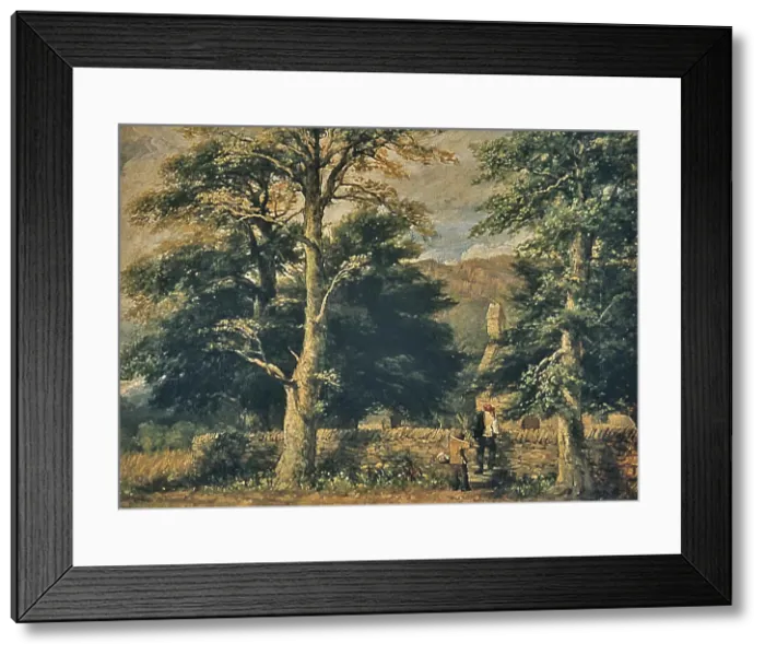 Framed Print : The Church at Bettws-Y-Coed, 1851. Creator: David Cox the Elder Framed Print : The Church at Bettws-Y-Coed, 1851. Creator: David Cox the Elder