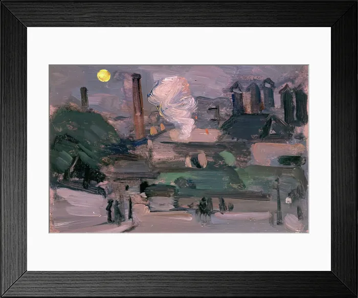 Framed Print : Jeffrey's Brewery, Edinburgh, c1900. Creator: Samuel John Peploe. Jeffrey's Brewery, Edinburgh, c1900. Creator: Samuel John Peploe