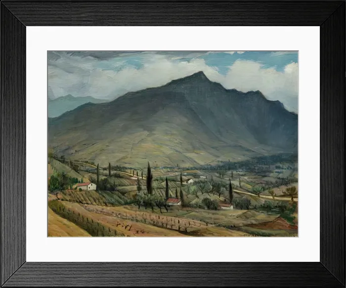 Framed Print : Pays Basque, c1925. Creator: CRW Nevinson Framed Print : Pays Basque, c1925. Creator: CRW Nevinson