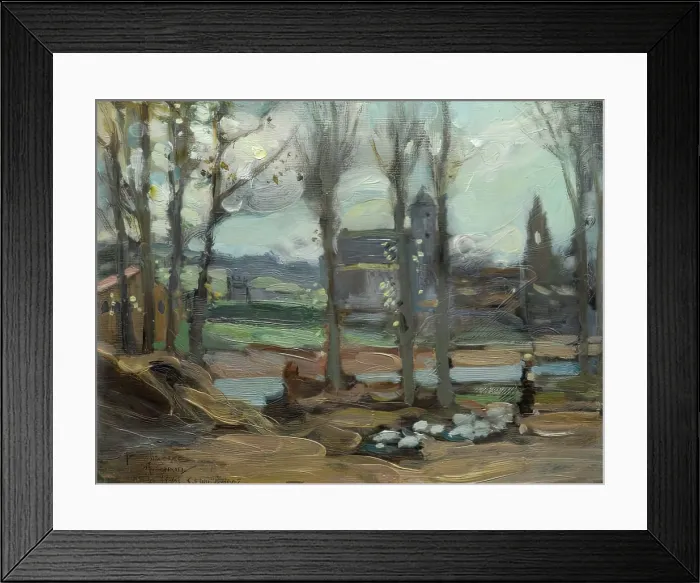 Framed Print : Gerona, 1903. Creator: Douglas Strachan
