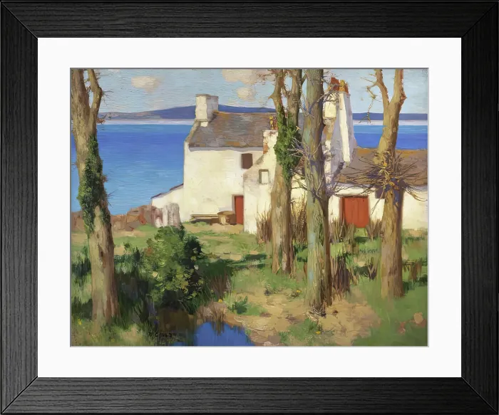 Framed Print : A Galloway Farm, 1925-1936. Creator: David Gauld Framed Print : A Galloway Farm, 1925-1936. Creator: David Gauld