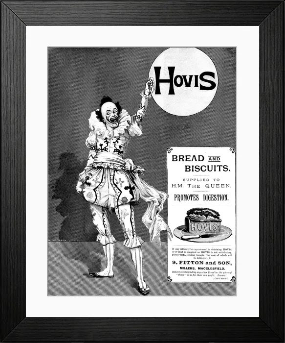 Framed Print : Advertisement for Hovis Bread, 1895. Creator: Unknown Framed Print : Advertisement for Hovis Bread, 1895. Creator: Unknown