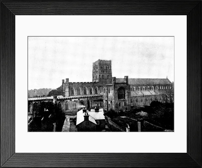 Framed Print : The Cathedrals of Great Britain: St. Alban's Cathedral, 1895. Creator: Francis Frith & Co. The Cathedrals of Great Britain: St. Alban's Cathedral, 1895 Framed Print : The Cathedrals of Great Britain: St. Alban's Cathedral, 1895. Creator: Francis Frith & Co. The Cathedrals of Great Britain: St. Alban's Cathedral, 1895