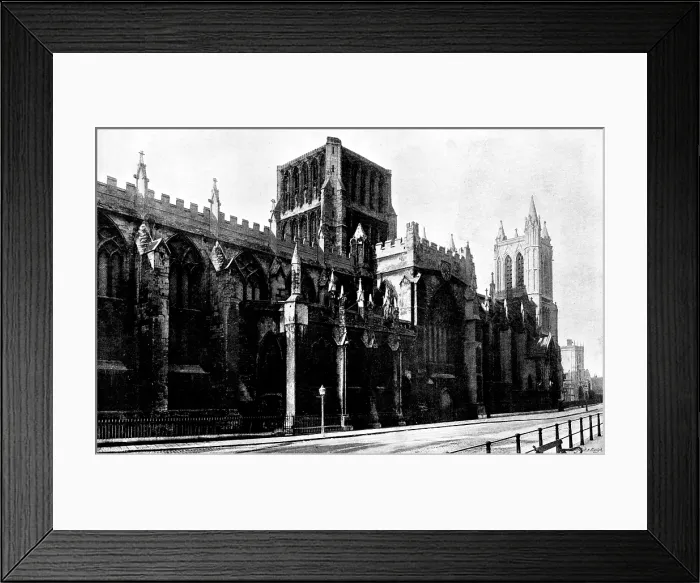 Framed Print : The Cathedrals of Great Britain: Bristol Cathedral, 1895. Creator: Francis Frith & Co Framed Print : The Cathedrals of Great Britain: Bristol Cathedral, 1895. Creator: Francis Frith & Co
