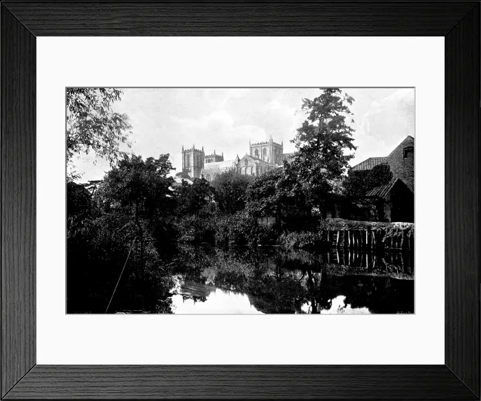 Framed Print : The Cathedrals of Great Britain: Ripon Minster, 1895. Creator: Francis Frith & Co Framed Print : The Cathedrals of Great Britain: Ripon Minster, 1895. Creator: Francis Frith & Co