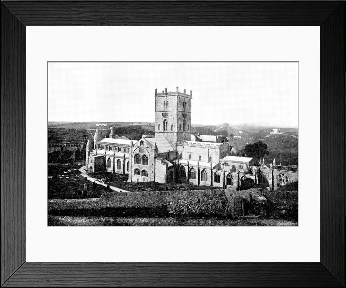 Framed Print : The Cathedrals of Great Britain: St. David's Cathedral, 1895. Creator: Francis Frith & Co. The Cathedrals of Great Britain: St. David's Cathedral, 1895 Framed Print : The Cathedrals of Great Britain: St. David's Cathedral, 1895. Creator: Francis Frith & Co. The Cathedrals of Great Britain: St. David's Cathedral, 1895