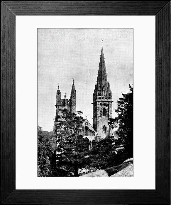 Framed Print : The Cathedrals of Great Britain: Llandaff Cathedral, 1895. Creator: Francis Frith & Co Framed Print : The Cathedrals of Great Britain: Llandaff Cathedral, 1895. Creator: Francis Frith & Co