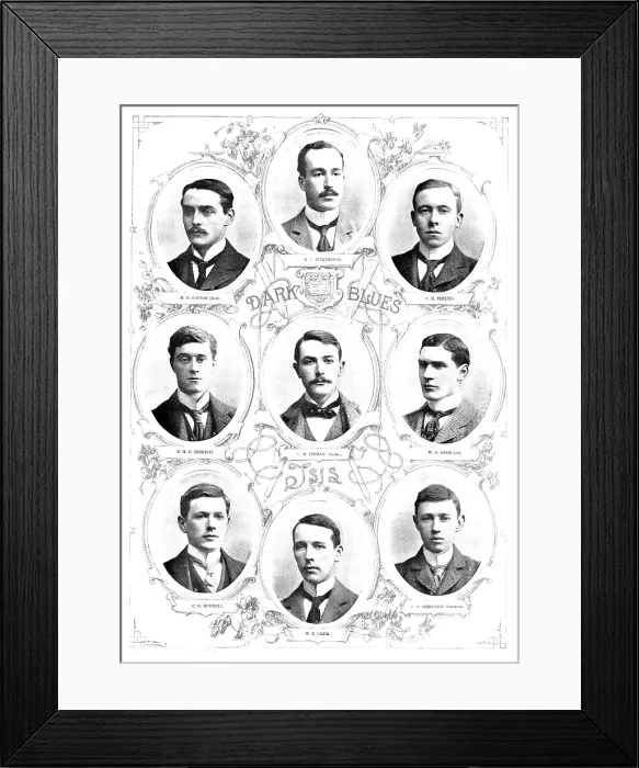 Framed Print : The Universities Boat-Race: the Oxford Team, 1895. Creator: Hills and Saunders. The Universities Boat-Race: the Oxford Team, 1895. Creator: Hills and Saunders Framed Print : The Universities Boat-Race: the Oxford Team, 1895. Creator: Hills and Saunders. The Universities Boat-Race: the Oxford Team, 1895. Creator: Hills and Saunders