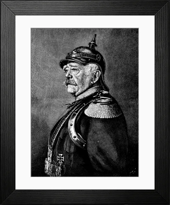 Framed Print : Prince Bismarck, who attains his eightieth birthday on April 1, 1895. Creator: P Naumann Framed Print : Prince Bismarck, who attains his eightieth birthday on April 1, 1895. Creator: P Naumann