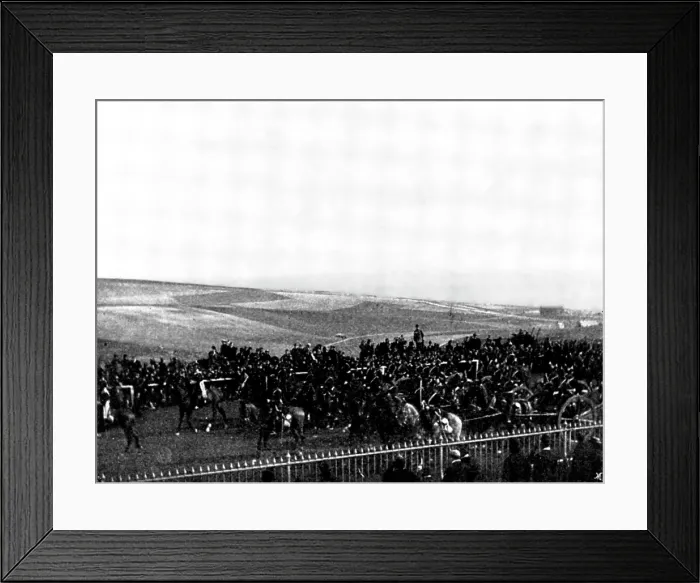 Framed Print : The Volunteer Manoeuvres at Brighton: March Past - Sussex Artillery, 1895. Creator: Symmons & Thiele Framed Print : The Volunteer Manoeuvres at Brighton: March Past - Sussex Artillery, 1895. Creator: Symmons & Thiele