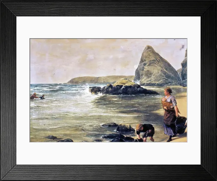 Framed Print : Sea Earnings, c1870s to 1890s. Creator: James Clarke Hook Framed Print : Sea Earnings, c1870s to 1890s. Creator: James Clarke Hook