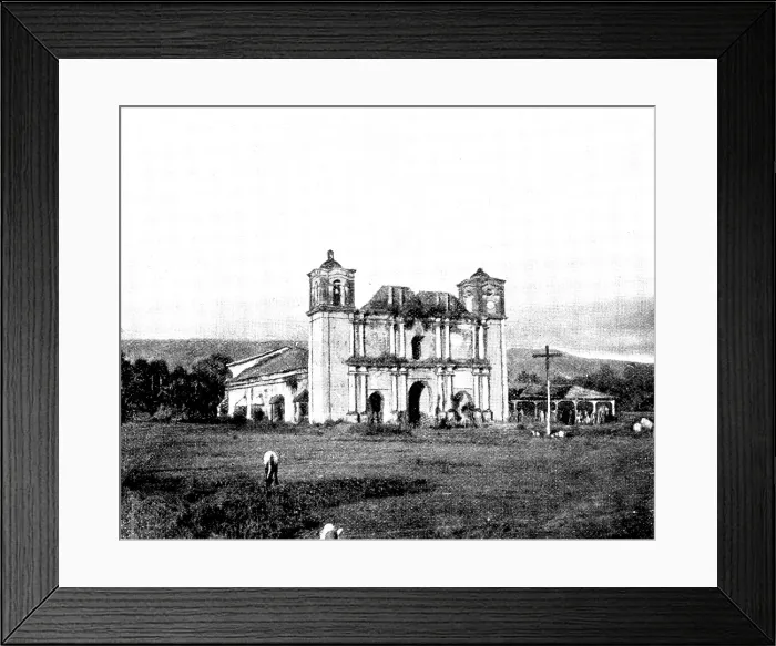Framed Print : Church at Corinto, Nicaragua, 1895. Creator: W. W. Williams Framed Print : Church at Corinto, Nicaragua, 1895. Creator: W. W. Williams
