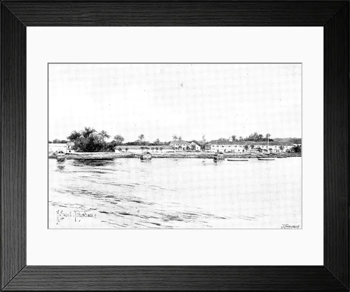 Framed Print : Corinto, Nicaragua, 1895. Creator: George Meisenbach Framed Print : Corinto, Nicaragua, 1895. Creator: George Meisenbach