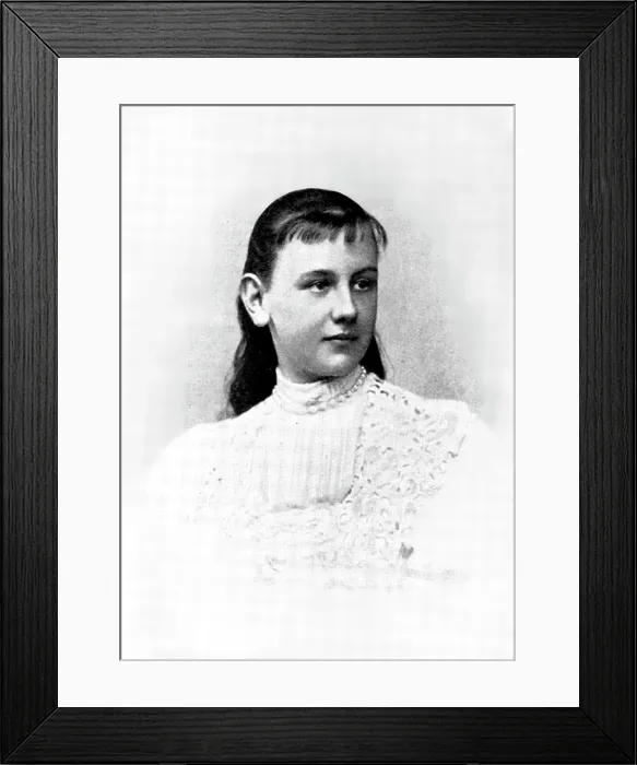 Framed Print : Wilhelmina, Queen of the Netherlands, 1895. Creator: Richard Kameke Framed Print : Wilhelmina, Queen of the Netherlands, 1895. Creator: Richard Kameke