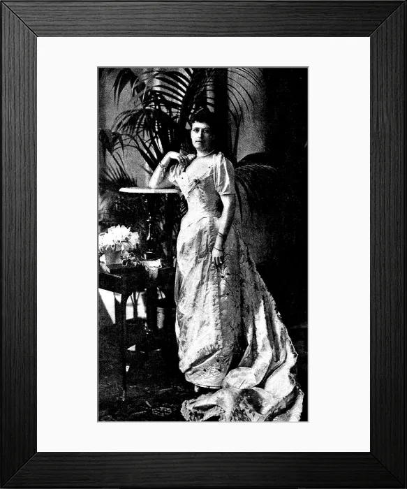 Framed Print : Lilian, Duchess of Marlborough, 1895. Creator: Russell & Sons Framed Print : Lilian, Duchess of Marlborough, 1895. Creator: Russell & Sons