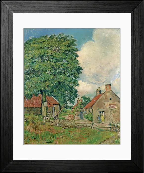 Framed Print : Village in Fife, c1924. Creator: George Leslie Hunter Framed Print : Village in Fife, c1924. Creator: George Leslie Hunter