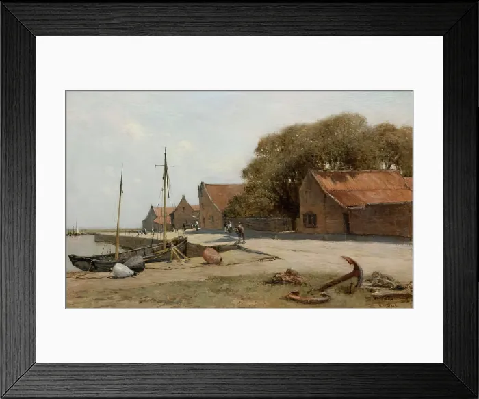Framed Print : Blakeney, Norfolk, c1880s. Creator: Archibald David Reid Framed Print : Blakeney, Norfolk, c1880s. Creator: Archibald David Reid