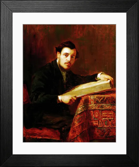 Framed Print : Professor William Robertson Smith, MA LLD, c1894. Creator: Archibald David Reid Framed Print : Professor William Robertson Smith, MA LLD, c1894. Creator: Archibald David Reid