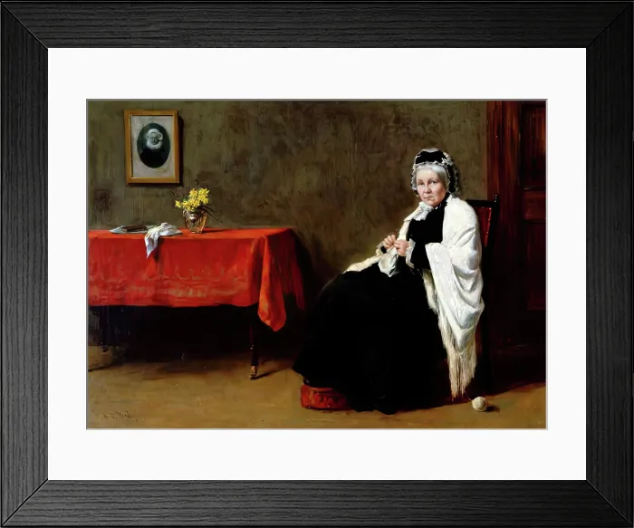 Framed Print : Mrs William Pirie Smith, c1880-1900s. Creator: Archibald David Reid Framed Print : Mrs William Pirie Smith, c1880-1900s. Creator: Archibald David Reid